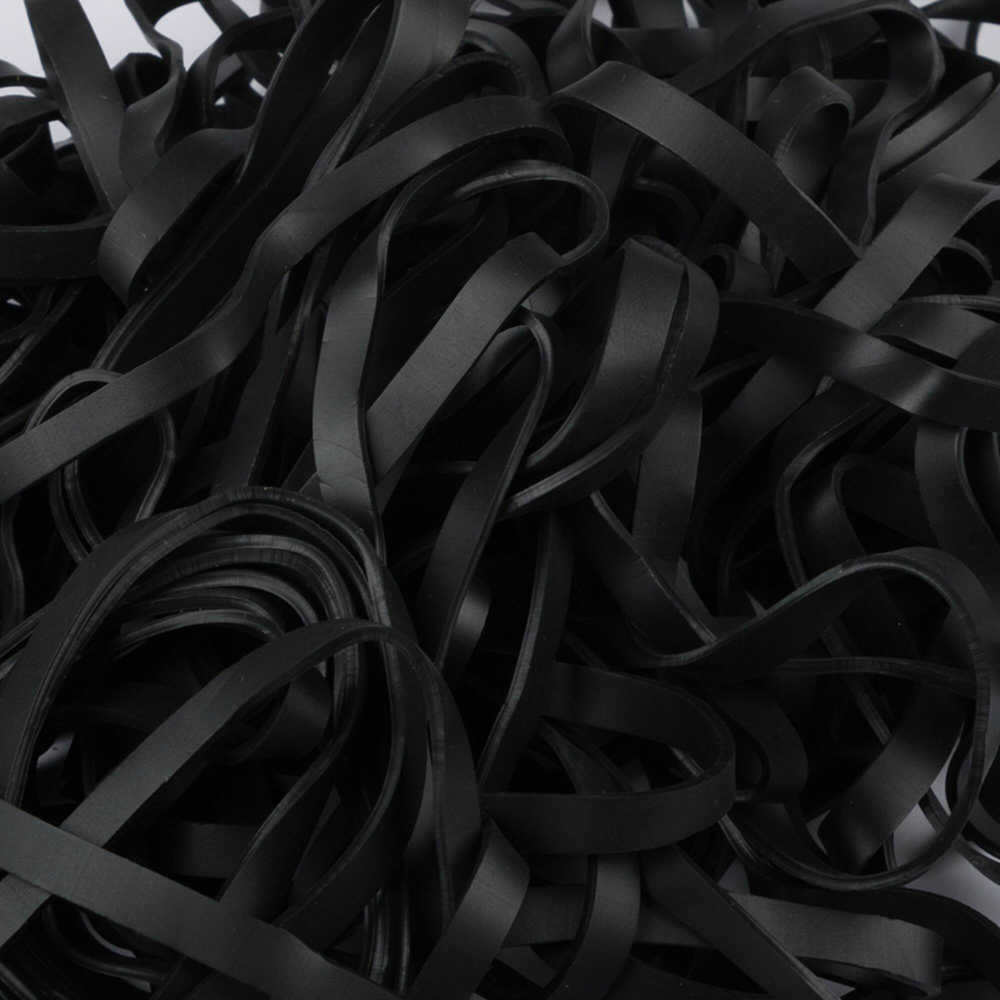 JAM Paper Size Black Rubber Bands